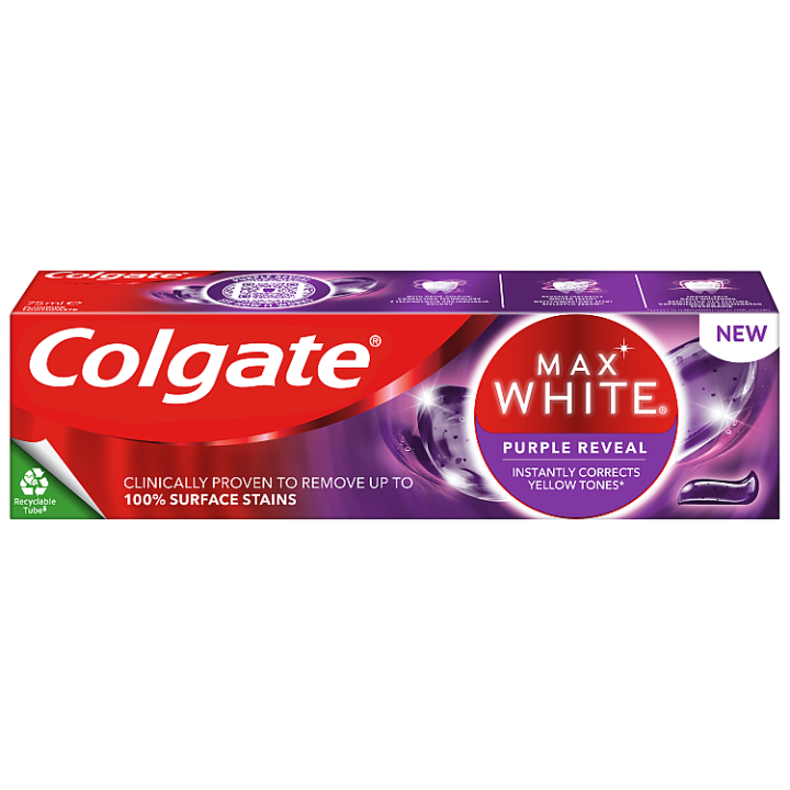 E-shop Colgate Max White Purple Reveal bělicí zubní pasta 75ml