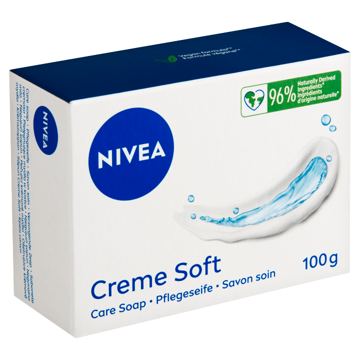 E-shop Nivea Creme Soft Pečující krémové mýdlo 100g