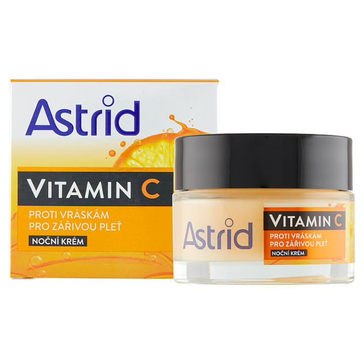 E-shop Astrid Vitamin C noční krém proti vráskám 50ml