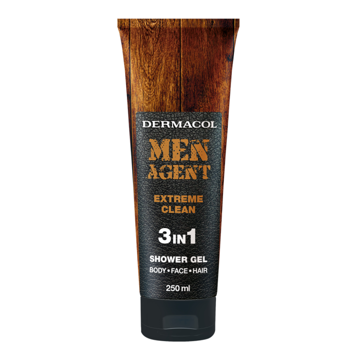 E-shop Dermacol Men Agent psrchový gel 3 in 1 Extreme clean 250ml