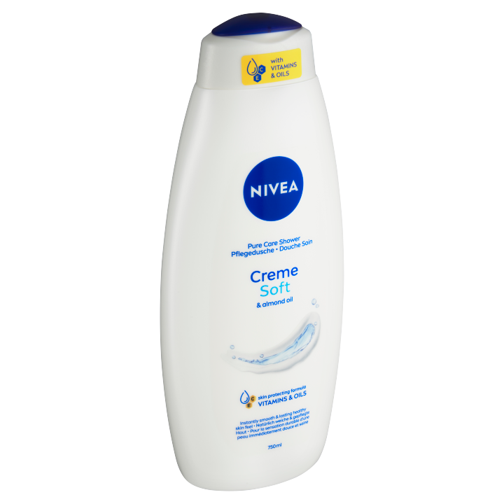 E-shop Nivea Creme Soft Pečující sprchový gel 750ml