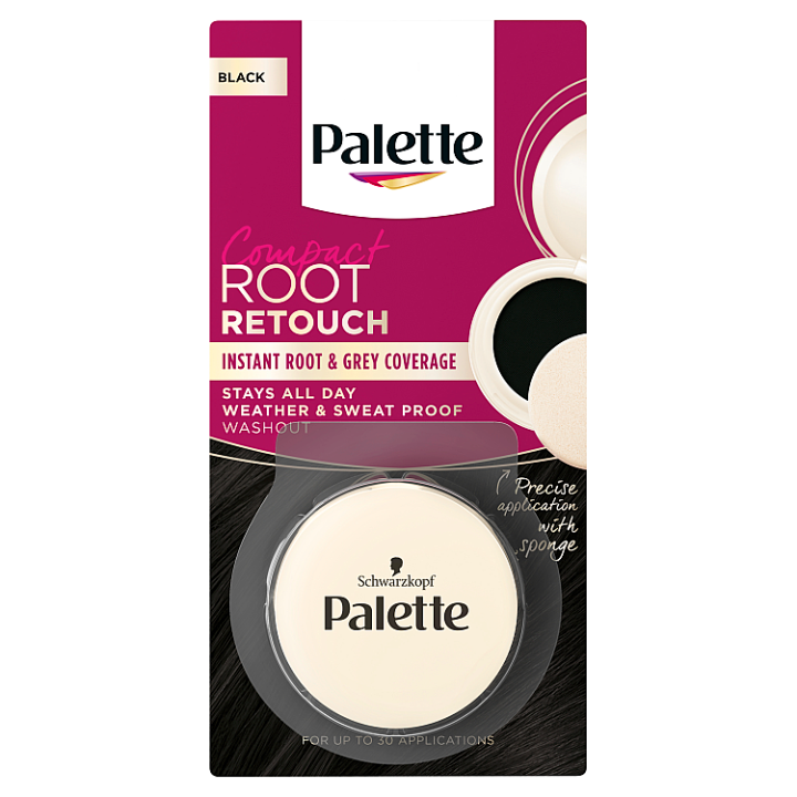 E-shop Palette Compact Root Retouch víceúčelový kompaktní pudr Černý 3g