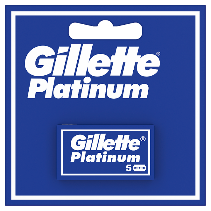 E-shop Gillette Platinum Žiletky Do Pánského Holicího Strojku, 5 Ks