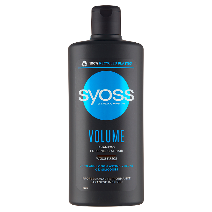 E-shop Syoss šampon Volume pro jemné vlasy bez objemu 440ml