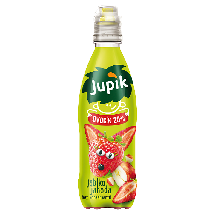 E-shop Jupík Ovocík 20% Jablko jahoda 330ml