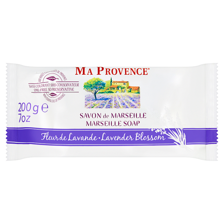 E-shop Ma Provence Pravé přírodní mýdlo z Marseille levandule 200g