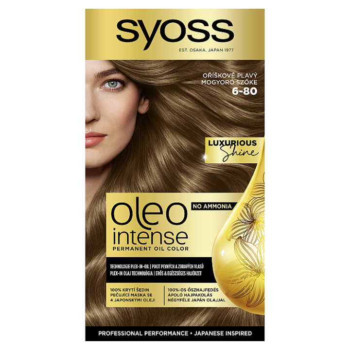 E-shop Syoss Oleo Intense barva na vlasy Oříškově plavý 6-80