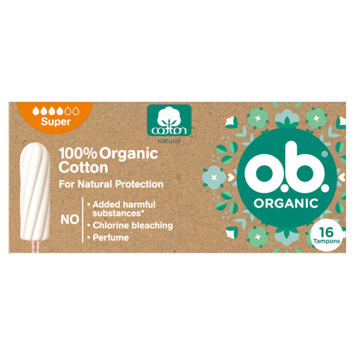 E-shop O.B. Organické tampony super 16 ks