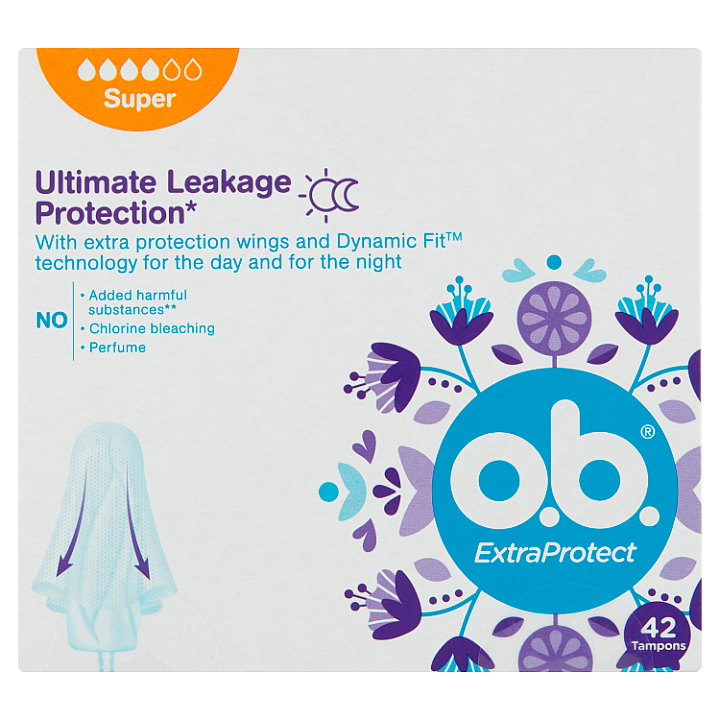 E-shop O.B. ExtraProtect Super tampony 42 ks