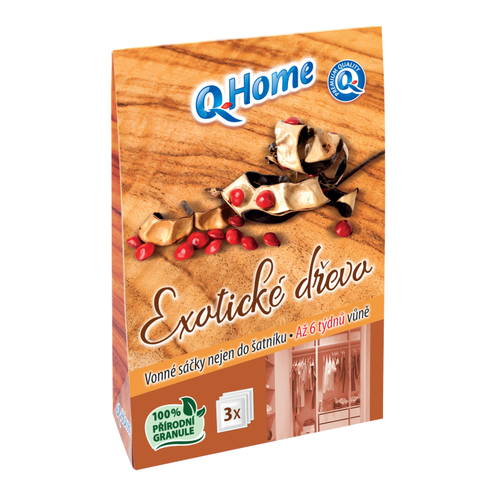 E-shop Q-Home Vonné sáčky Exotické dřevo 3 ks
