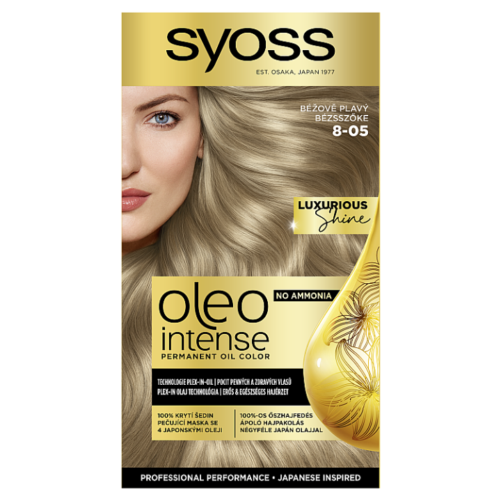 E-shop Syoss Oleo Intense barva na vlasy Béžově plavý 8-05