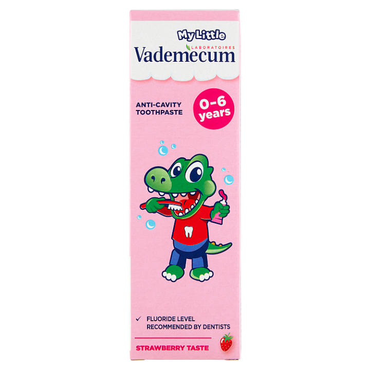 E-shop Vademecum My Little Strawberry Taste zubní pasta pro mléčné zuby 50ml