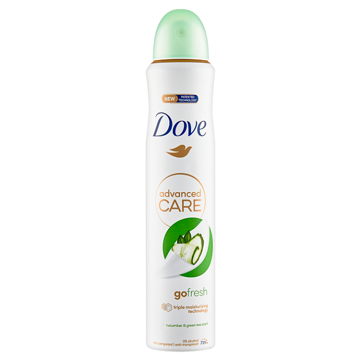E-shop Dove Advanced Care Go Fresh Okurka & Čaj antiperspirant sprej 200ml