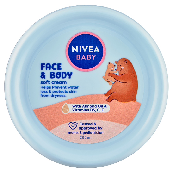 E-shop Nivea Baby Krém na obličej a tělo 200ml