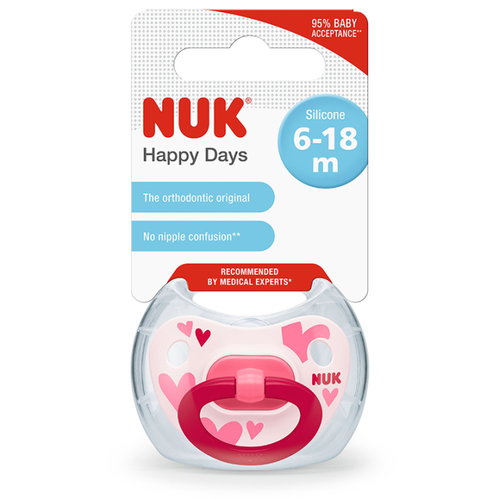 E-shop NUK Dudlík HAPPY DAYS, 6-18 m