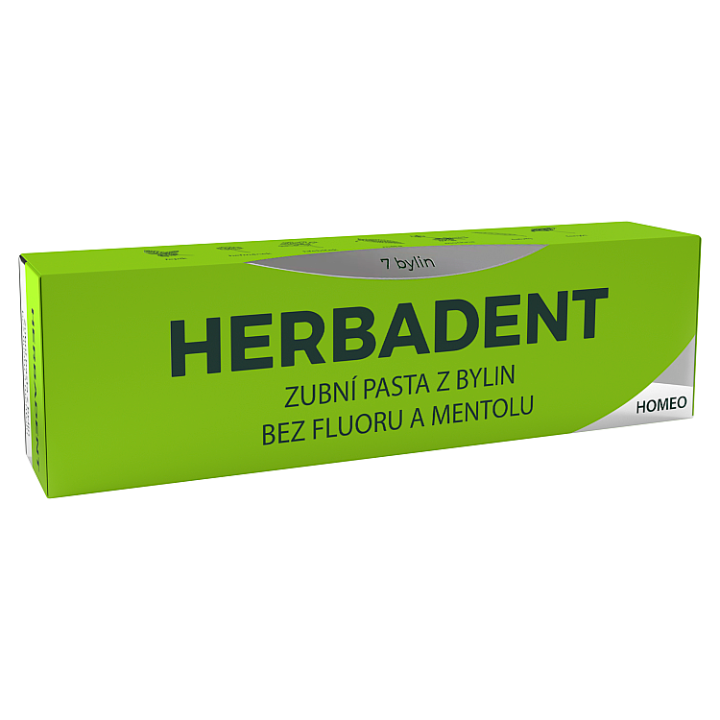 E-shop Herbadent Original Homeo bylinná zubní pasta bez fluoru a mentolu 100g