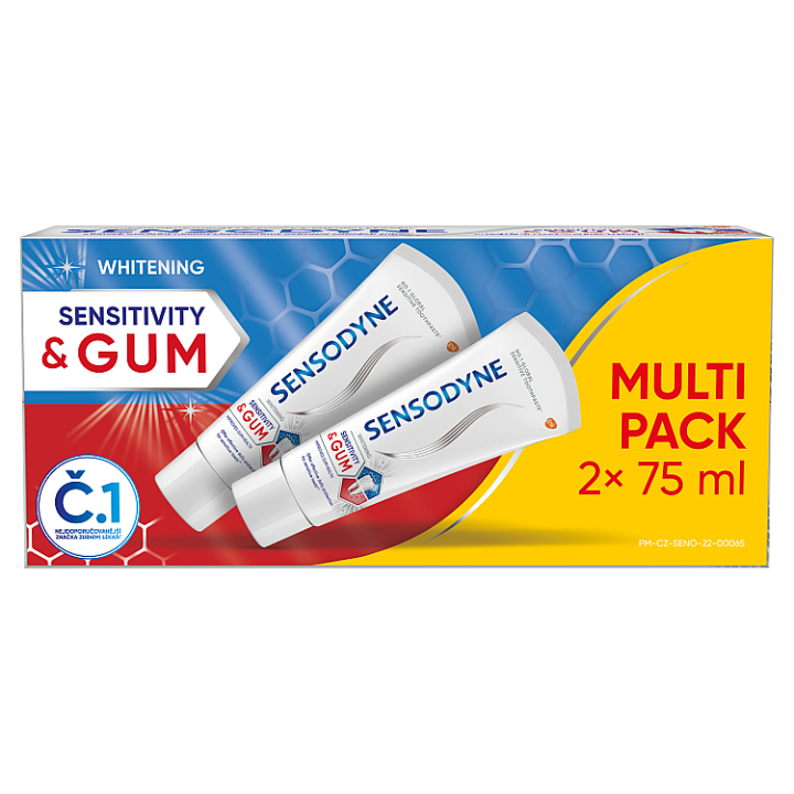 E-shop Sensodyne Sensitivity & Gum zubní pasta s fluoridem 2 x 75ml
