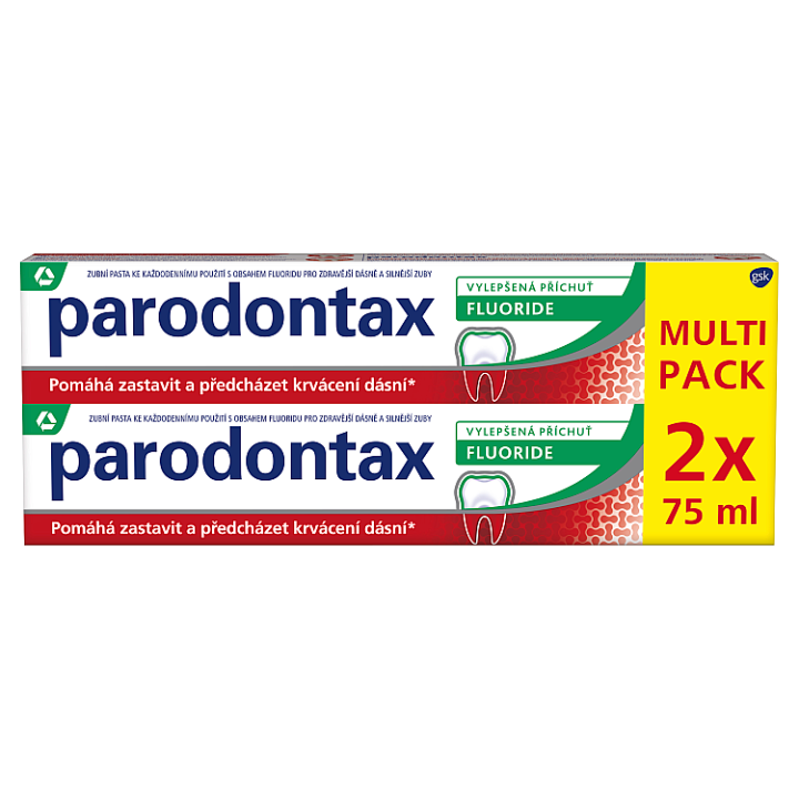 E-shop Parodontax Fluoride zubní pasta 2 x 75ml