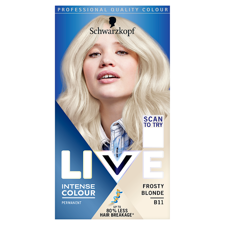 E-shop Schwarzkopf Live Intense Colour barva na vlasy B11 mrazivá blond