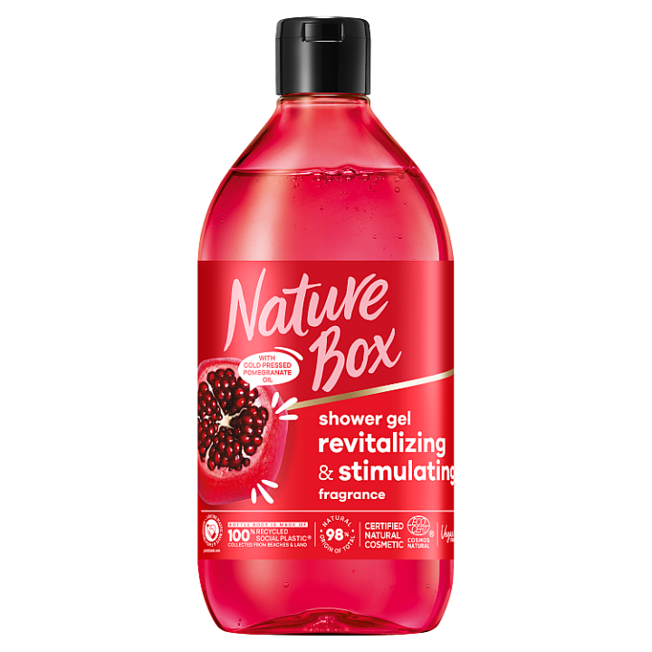E-shop Nature Box Sprchový gel s revitalizující & povzbuzující vůní 385ml