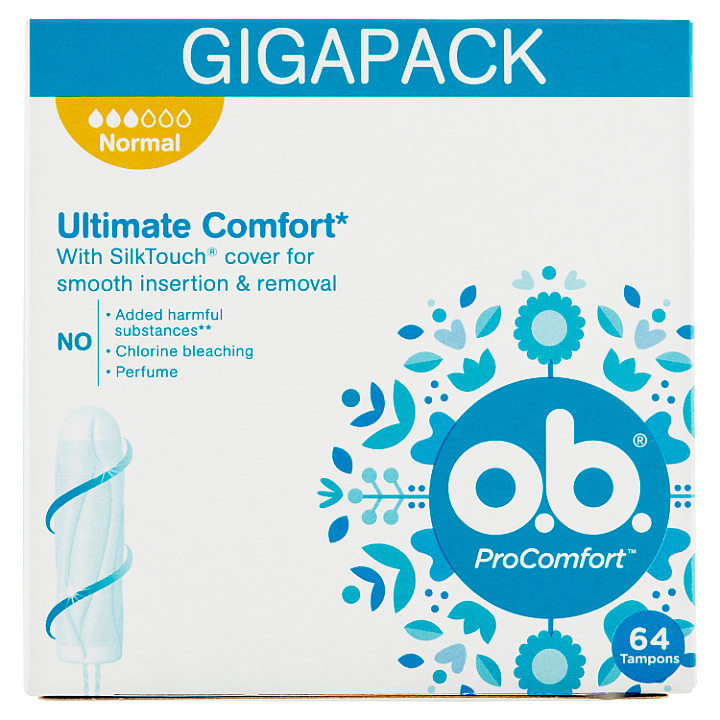 E-shop O.B. ProComfort Normal tampony 64 ks
