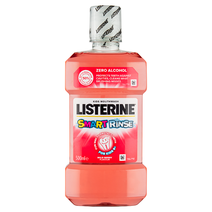 Listerine Smart Rinse Mild Berry ústní voda 500ml