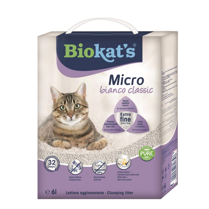 Biokat´s Micro Bianco podestýlka 6l