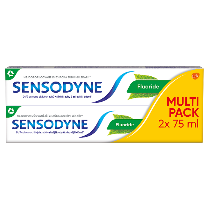 E-shop Sensodyne Fluoride zubní pasta s fluoridem 2 x 75ml