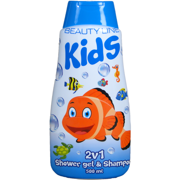 E-shop Me Too 2v1 Sprchový gel a Šampón Happy Fish 500 ml