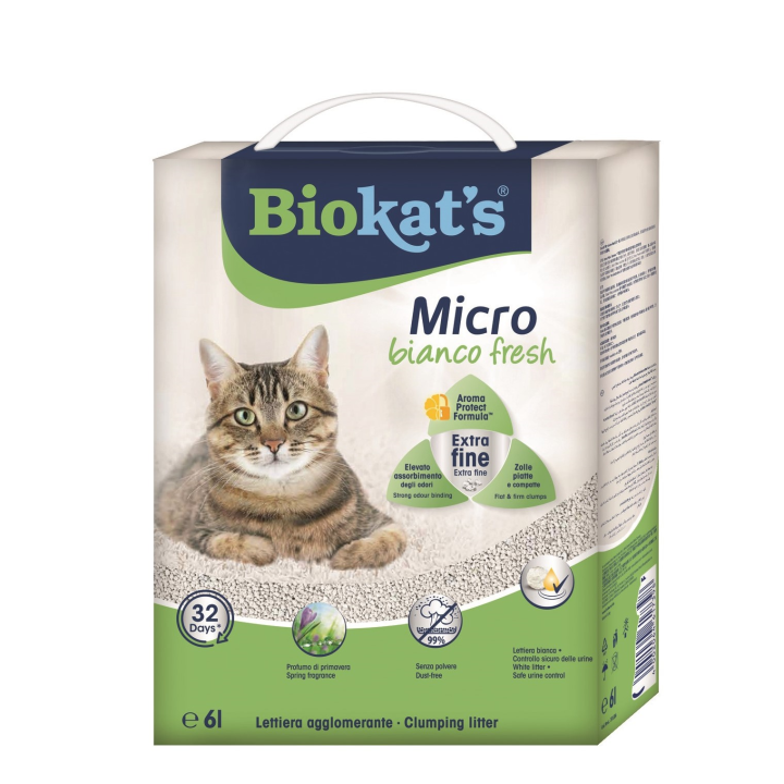 Biokat´s Micro Bianco podestýlka 6l Fresh