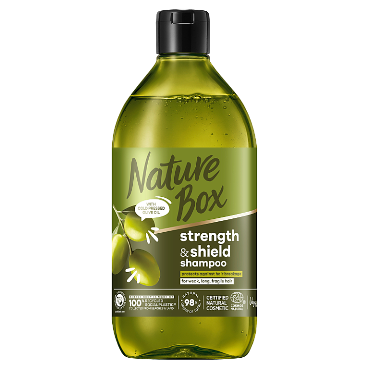 E-shop Nature Box Strength & Shield šampon 385ml