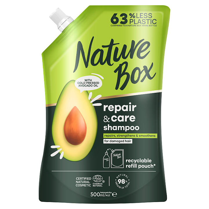 E-shop Nature Box Repair & Care šampon náhradní náplň 500ml