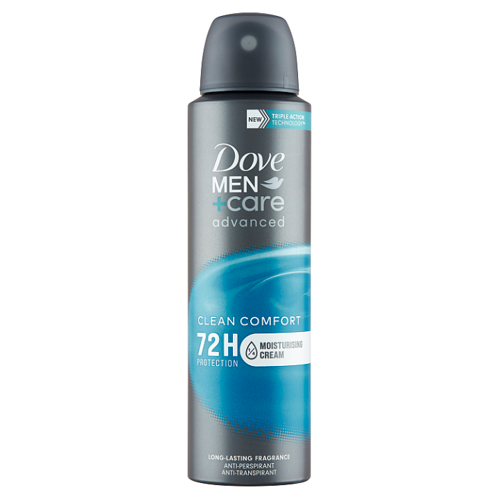 E-shop Dove Men+Care Advanced Clean Comfort Antiperspirant sprej 150ml