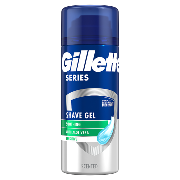 E-shop Gillette Series Zklidňující Gel Na Holení S Aloe Vera, 75ml