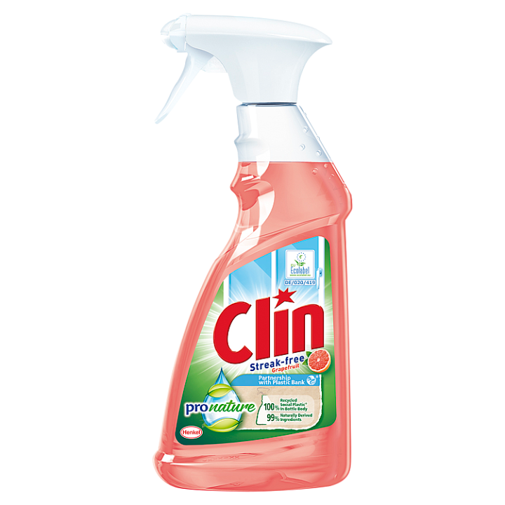 E-shop Clin Pro Nature čistič oken Grapefruit 500ml