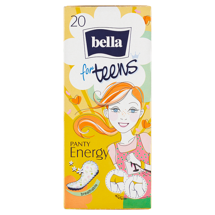 E-shop Bella For Teens Panty energy Slipové vložky á 20 ks