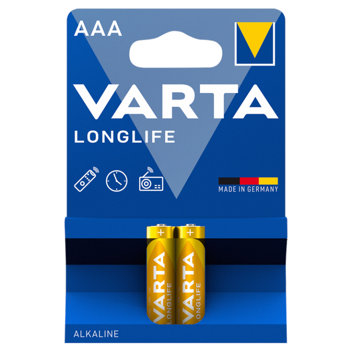 E-shop VARTA Longlife AAA alkalické baterie 2 ks