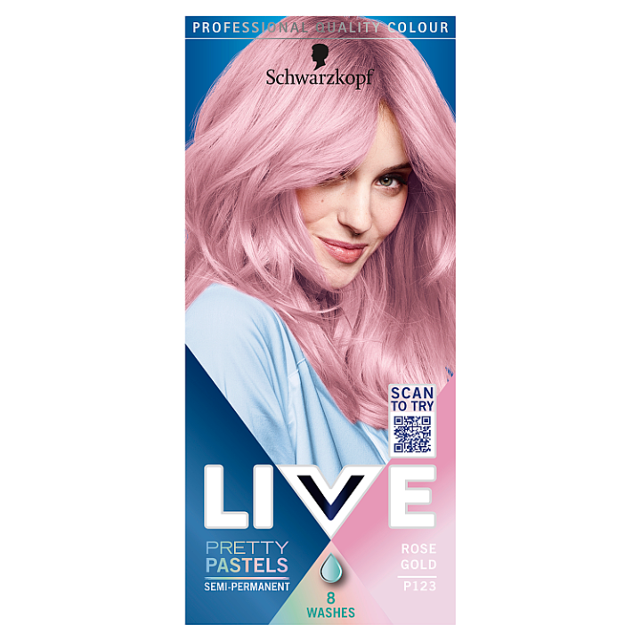 E-shop Schwarzkopf Live Pretty Pastels barva na vlasy Pastelová růžová P123