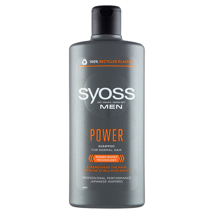 E-shop Syoss Men Power šampon pro normální vlasy 440ml