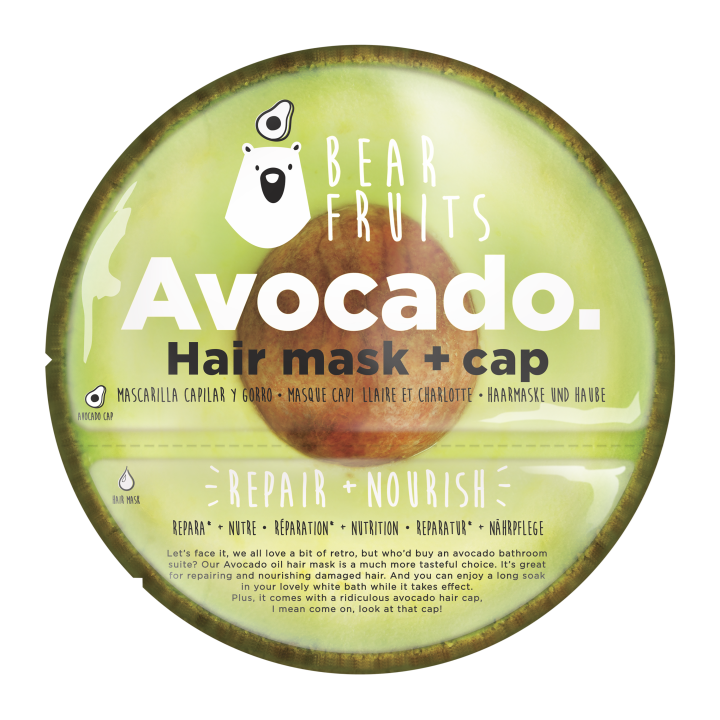 E-shop Bear Fruits hloubkově vyživující maska na vlasy Avokádo
