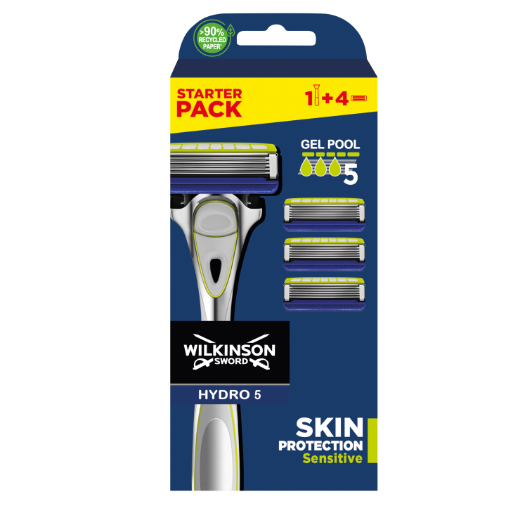 E-shop Wilkinson Sword Hydro 5 holicí strojek Skin Protection Sensitive + 4 náhradní hlavice