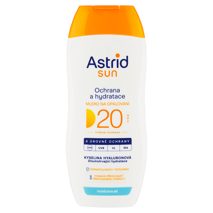 E-shop Astrid Sun Hydratační mléko na opalování SPF 20 200ml