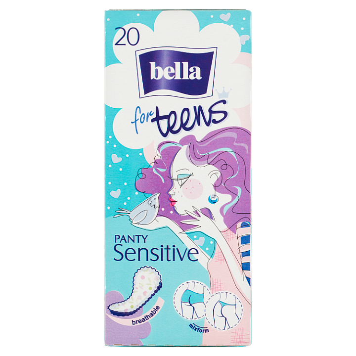 E-shop Bella For Teens Panty sensitive Slipové vložky á 20 ks