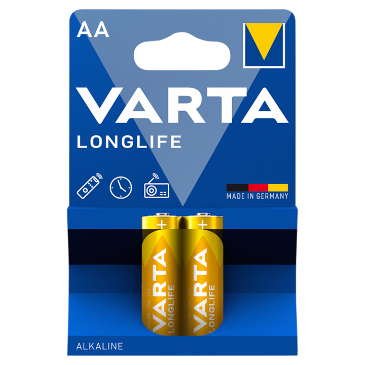 E-shop VARTA Longlife AA alkalické baterie 2 ks