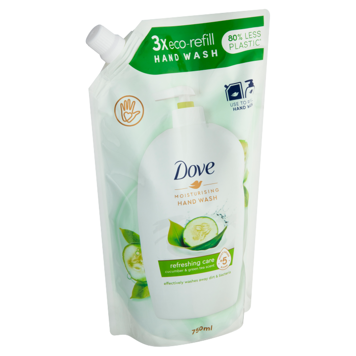 E-shop Dove tekuté mýdlo Refreshing Care náhradní náplň 750ml