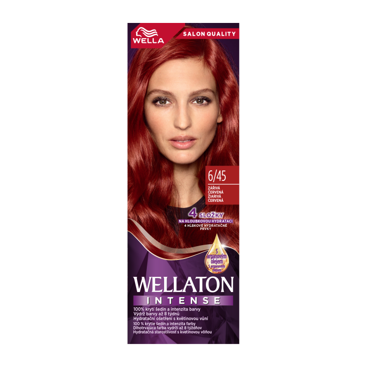E-shop Wella Wellaton Intense permanentní barva na vlasy 6/45 Zářivá červená