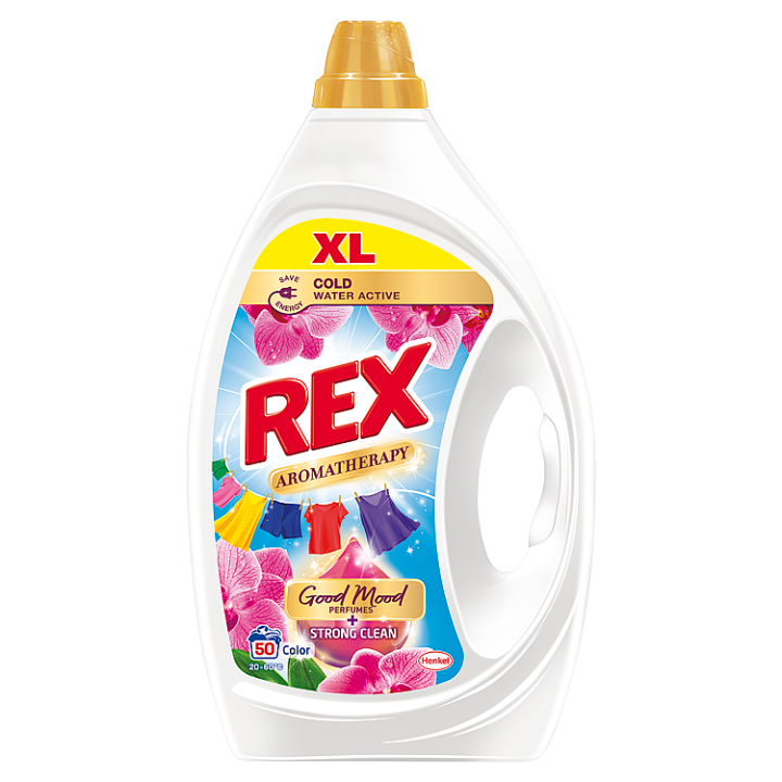 E-shop REX prací gel Aromatherapy Orchid Color 50 praní, 2,25l