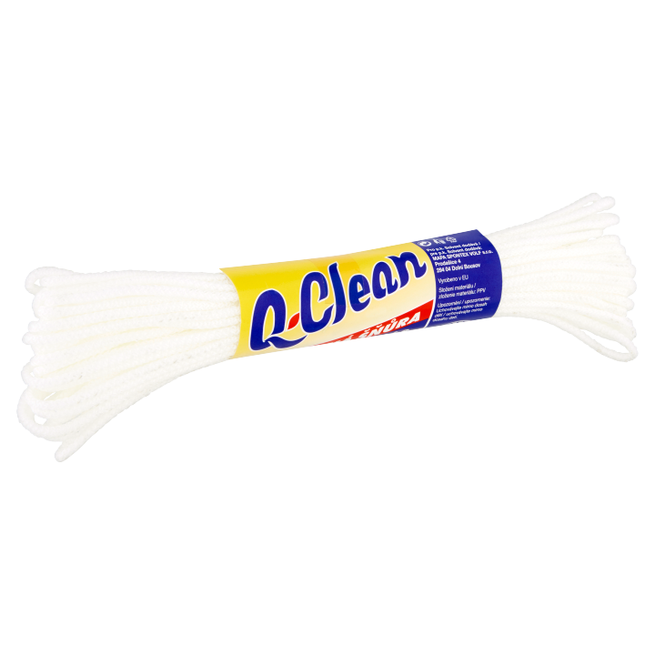 Q-Clean Pletená šňůra na prádlo 15m