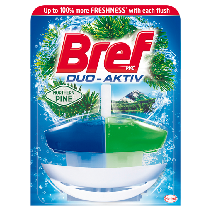 E-shop Bref Duo-Aktiv Northern Pine tekutý WC blok 50ml