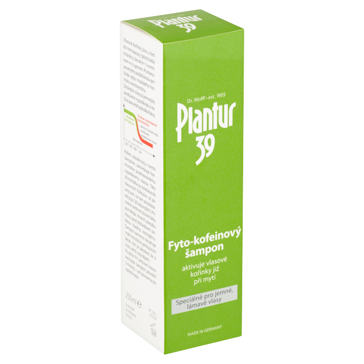 E-shop Plantur 39 Fyto-kofeinový šampon pro jemné vlasy 250ml